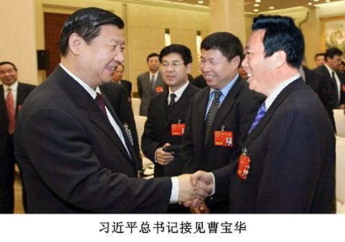 中共中央總書記習近平接見曹寶華